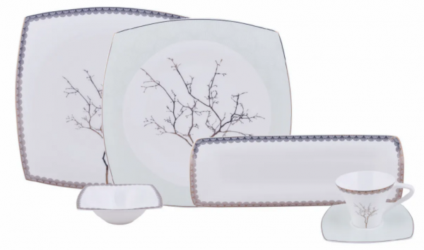 Karaca Fine Pearl Banyan 26 Parça Kahvaltı Takımı