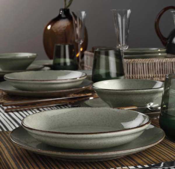 Kütahya Porselen Colorx Pearl 03 24 Parça Yemek Takımı