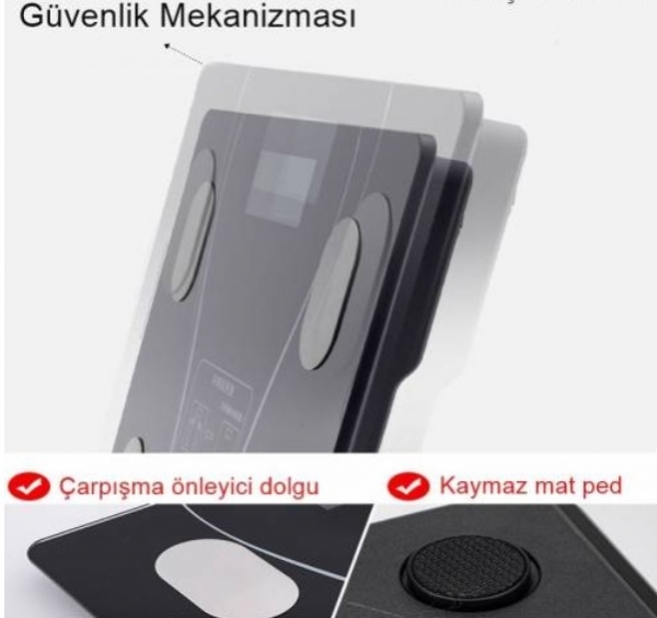 Reidan Supsecale Elektronik Tartı Vücut Analiz Cihazı Dijital Banyo Tartısı