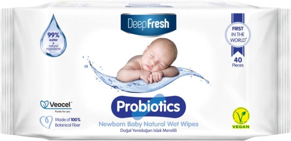 Deep Fresh Probiyotik Yenidoğan Islak Mendil