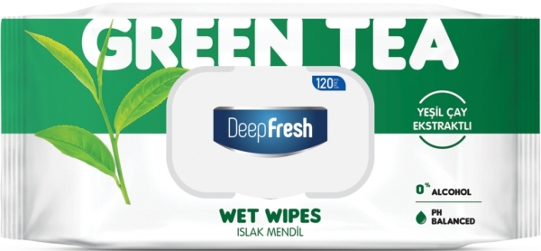 Deep Fresh Yeşil Çay Özlü Islak Mendil
