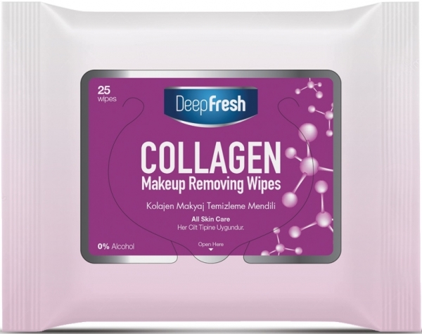 Deep Fresh Kolajen Makyaj Temizleme Mendili