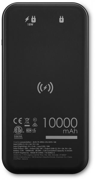 Mophie Powerstation Wireless XL 10000 mAh Powerbank