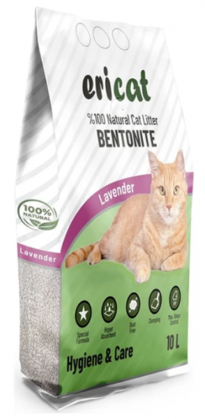 Ericat Lavanta Kokulu 10 lt Kedi Kumu (10 lt)