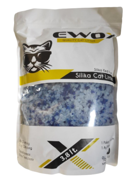 Ewox Silika Cat Litter 3.8 lt Kedi Kumu