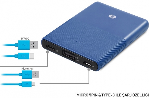 S-link IP-S50 5000 mAh Powerbank