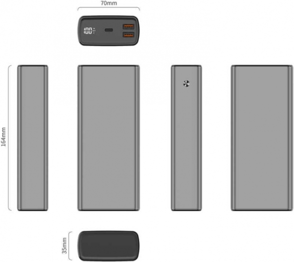 Xipin T111L 30000 mAh Powerbank