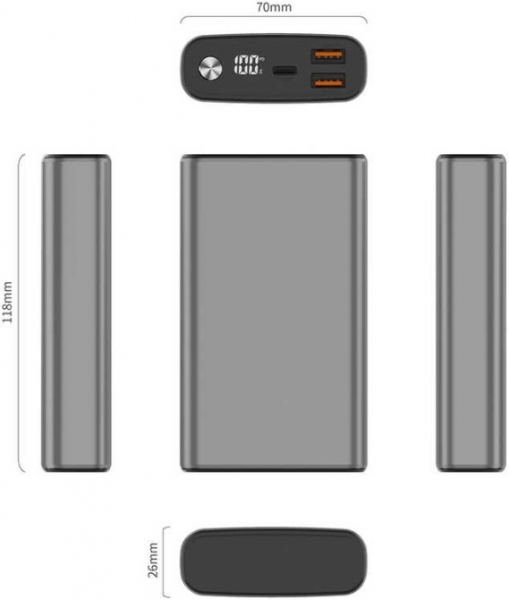 Xipin T108L 15000 mAh Powerbank