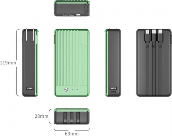 Xipin T106 10000 mAh Powerbank