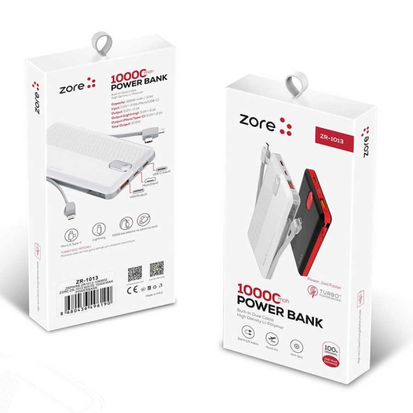 Zore ZR-1013 10000 mAh Powerbank