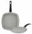 Emsan Premium Grey Granit Krep ve Grill Tava Seti