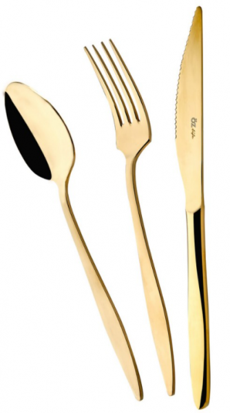 Özlife Ela Gold 60 Parça Çatal Kaşık Bıçak Takımı
