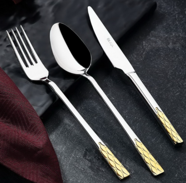 Özlife Enza Gold 36 Parça Çatal Kaşık Bıçak Takımı