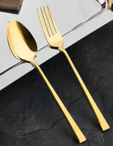 Özlife Hüma Gold 30 Parça Çatal Kaşık Bıçak Takımı