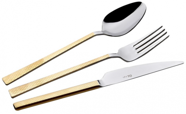 Özlife Hüma Gold Lazer 72 Parça Çatal Kaşık Bıçak Takımı