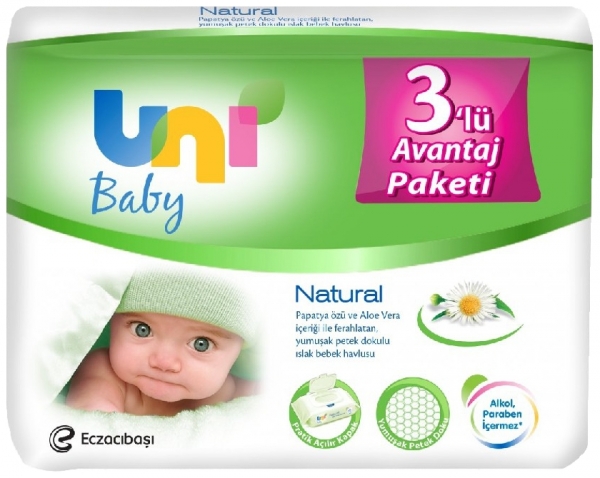 Uni Baby Natural Islak Mendil