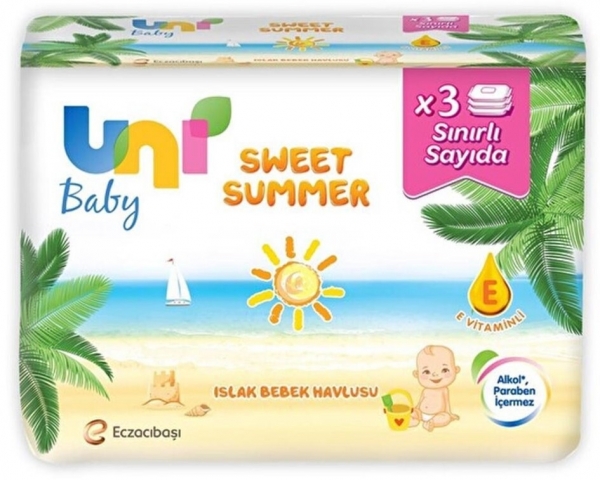 Uni Baby Sweet Summer Islak Bebek Havlusu