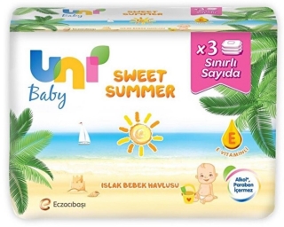 Uni Baby Sweet Summer Islak Bebek Havlusu