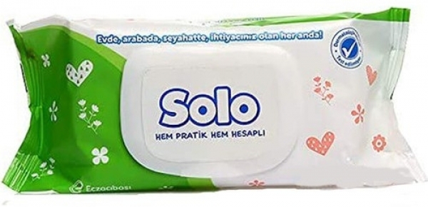 Solo Bahar Tazeliği Islak Havlu (60 Yaprak)