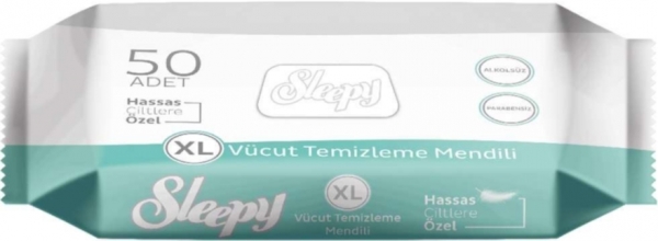Sleepy Hasta Vücut Temizleme Mendili