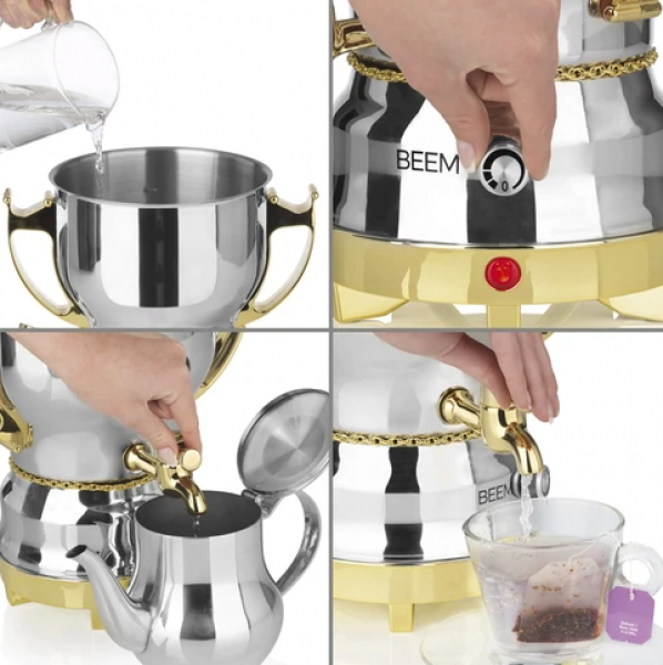 Beem Classic Semaver (Inox / Altın)