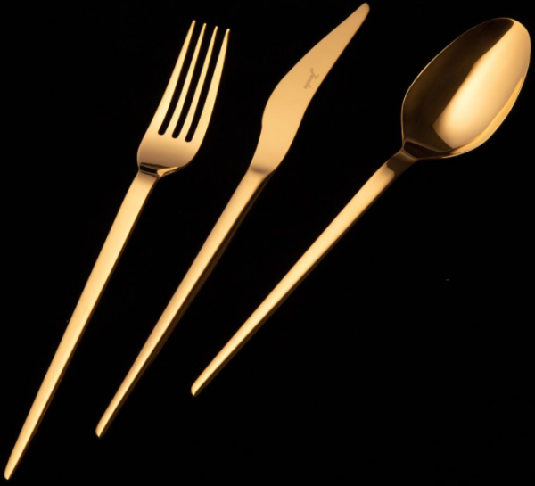 Jumbo 5700 Cius Titanyum Gold 84 Parça Çatal Kaşık Bıçak Takımı