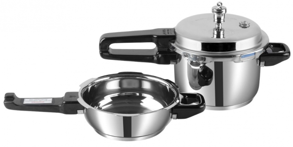 Vinod Combo Set 7+4.5 Düdüklü Tencere (7 Litre / 4.5 Litre)
