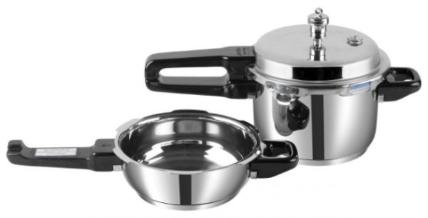 Vinod Combo Set 3+2 Düdüklü Tencere (3 Litre / 2 Litre)