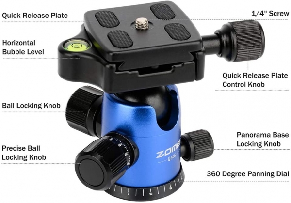 Zomei Q555 Tripod