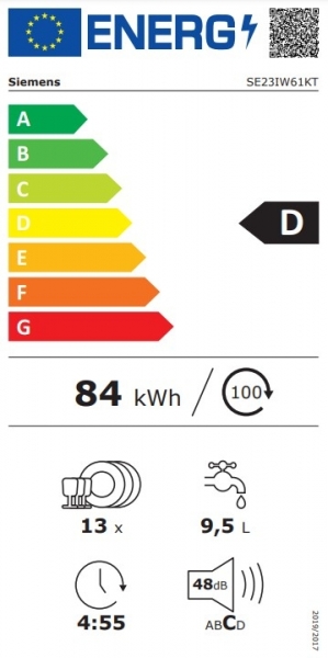 Siemens SE23IW61KT Bulaşık Makinesi