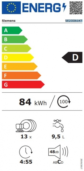 Siemens SE23II61KT Bulaşık Makinesi