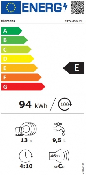 Siemens SE53IS60MT Bulaşık Makinesi