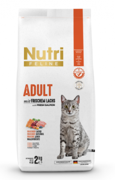 Nutri Feline Yetişkin Somonlu 2 kg Kedi Maması