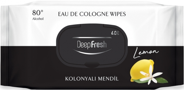 Deep Fresh Kolonyalı Islak Mendil Limon