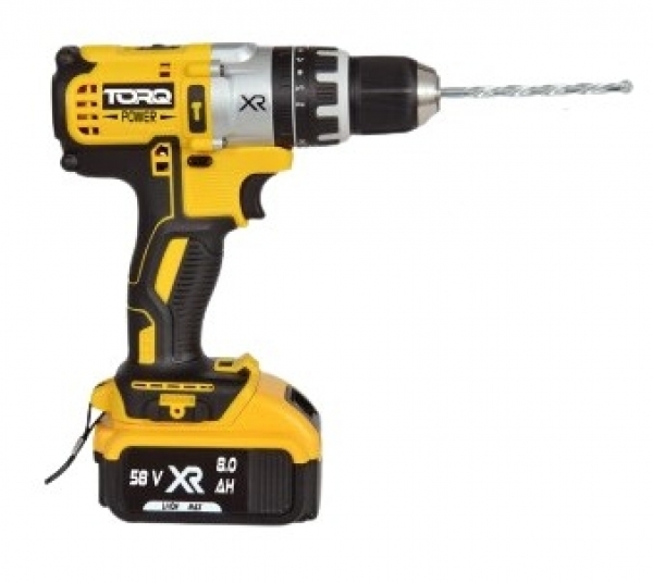 Torq Power XR 58 V 8 Ah Akülü Matkap (Sarı)