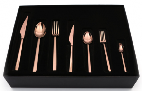 Solingen Löwe Rose Gold 84 Parça Çatal Kaşık Bıçak Takımı