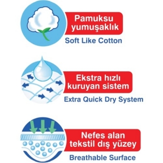 Kanz Ultra-Dry 2 Beden 76 Adet Bebek Bezi