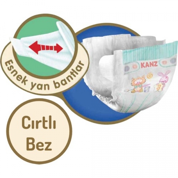 Kanz Ultra-Dry 5 Beden 48 Adet Bebek Bezi