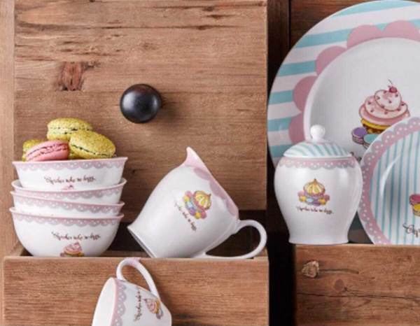 Porland Porlan Cup Cake 44 Parça Kahvaltı Takımı