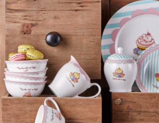 Porlan Cup Cake 44 Parça Kahvaltı Takımı
