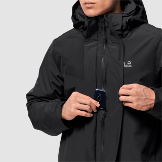 Jack Wolfskin Arland 3IN1 Erkek Mont