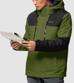 Jack Wolfskin Jasper 3IN1 Erkek Mont