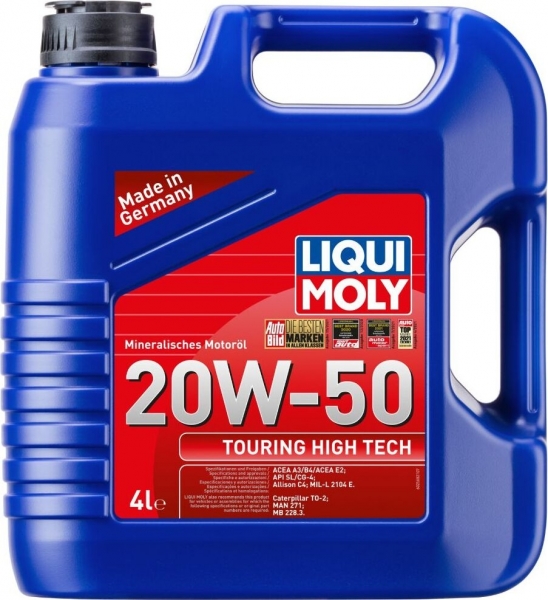 Liqui Moly Touring High Tech 20W-50 Motor Yağı (4 litre)
