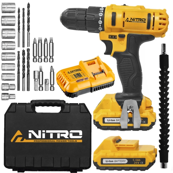Böhrer Nitro Tools NTR2405S Akülü Matkap