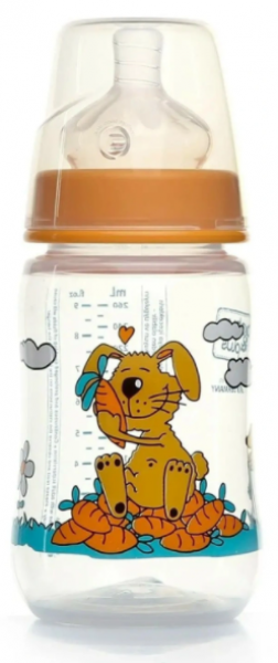Baby Plus Desenli Geniş PP (260 ml)