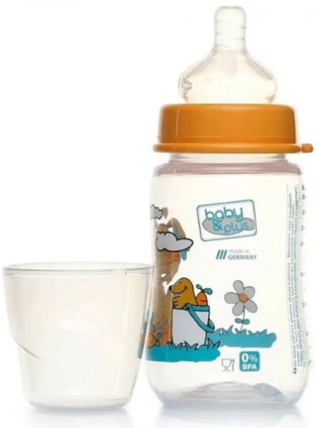 Baby Plus Desenli Geniş PP (260 ml)