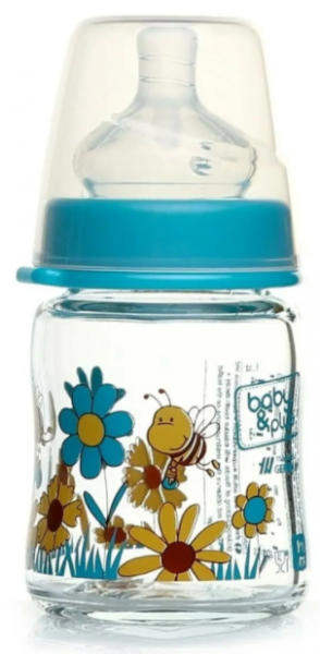 Baby Plus Desenli Geniş Cam (120 ml)