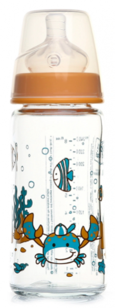 Baby Plus Desenli Geniş Cam (240 ml)