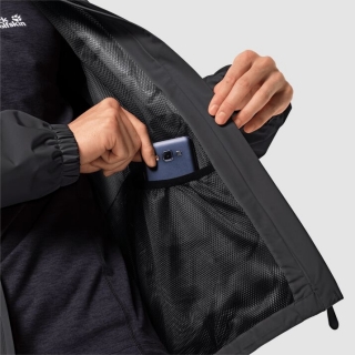 Jack Wolfskin Stormy Point Erkek Yağmurluk