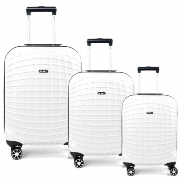 ÇÇS 5204 World ABS 3'lü Valiz Seti